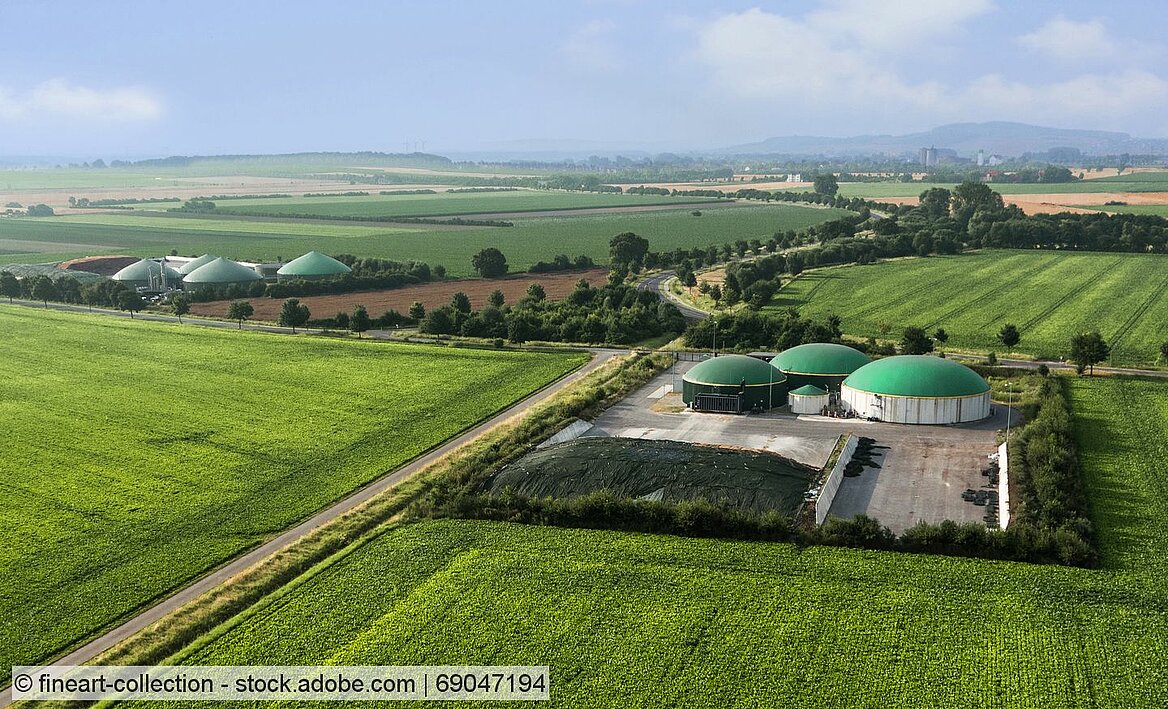 Biogasanlage Symbolbild