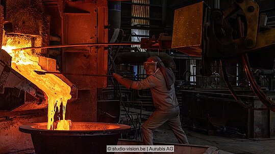 Aurubis-Kupferproduktion am Standort Olen