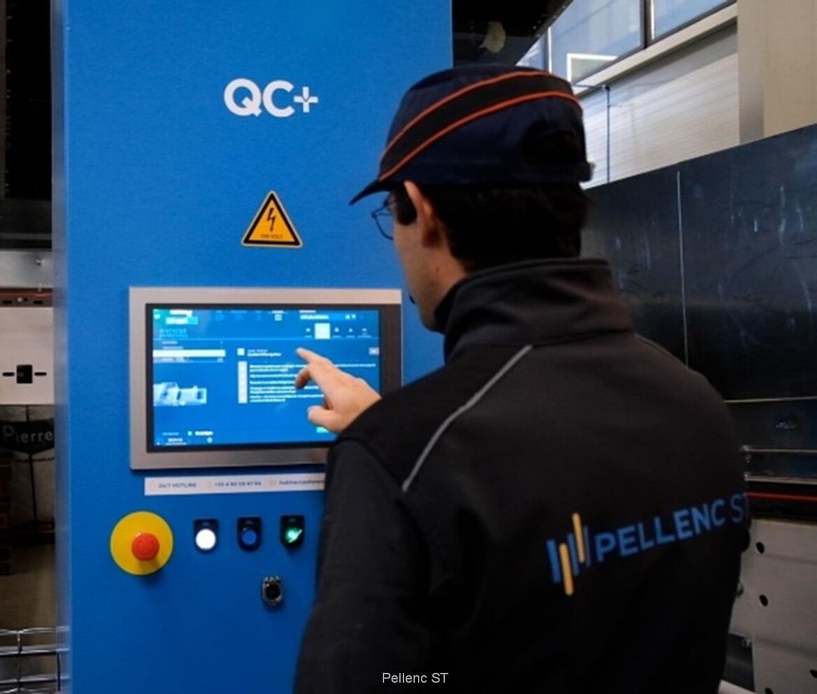 Qualitätskontrollmaschine QC+ von Pellenc ST