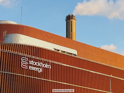 Biomassekraftwerk Värtaverket von Stockholm Exergi