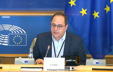 MdEP César Luena, stellvertretender Vorsitzender des Umweltausschusses des Europäischen Parlaments