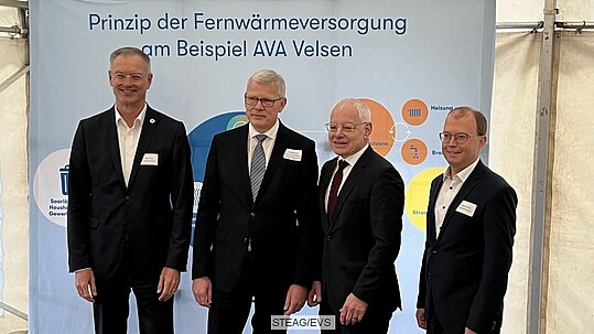 STEAG und Entsorgungsverband Saar nehmen Fernwärmeanbindung der AVA Velsen offiziell in Betrieb