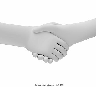 Symbolbild eines Handschlags