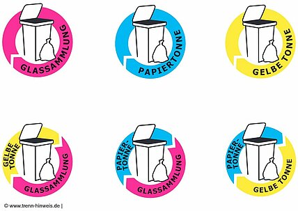 Diese neuen Logos sollen beim Mülltrennen helfen