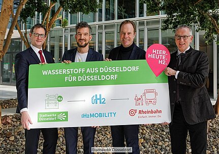 Stadtwerke Düsseldorf und Rheinbahn investieren in Wasserstoff