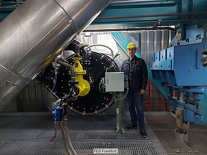 Das MHKW Frankfurt hat jetzt Brenner, die mit Wasserstoff betrieben werden können