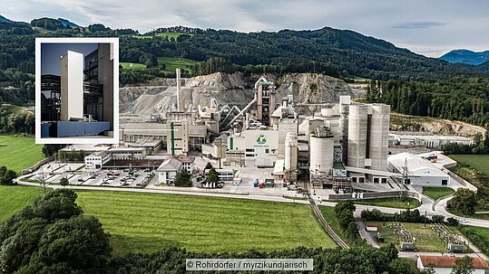 CO2-Abscheideanlage am Rohrdorfer Zementwerk