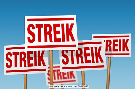 Streik-Symbolbild