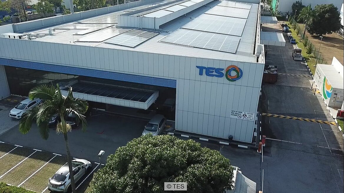 Anlage von TES in Singapur.