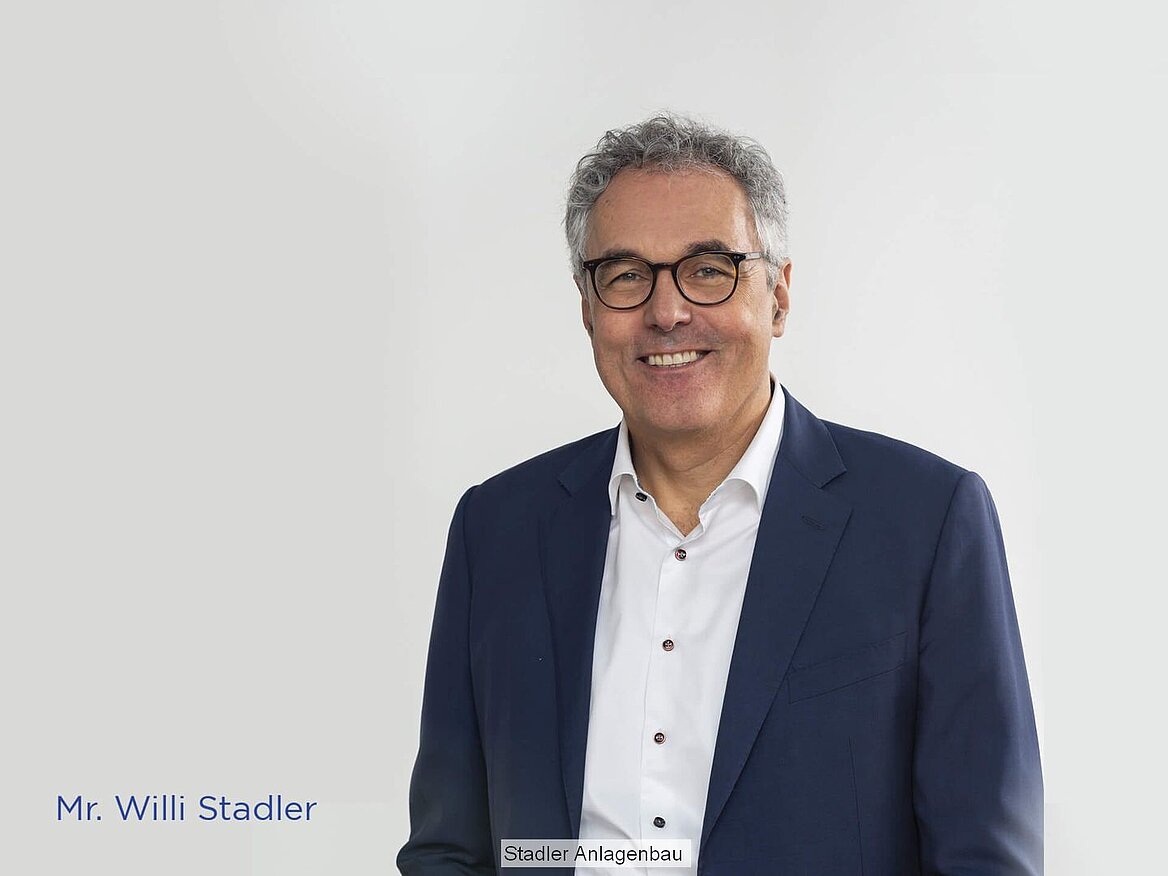 Willi Stadler, CEO von Stadler Anlagenbau