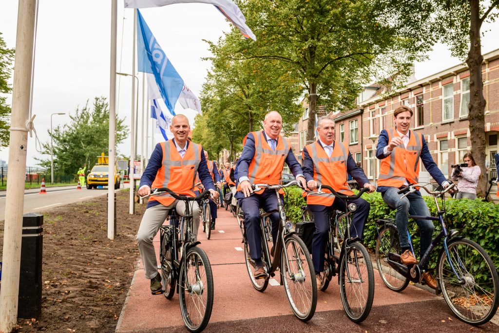 Pilot-Fahrradweg aus Recyclingkunststoff eingeweiht