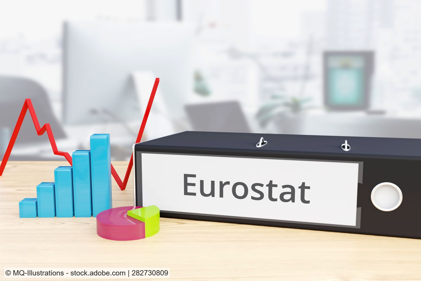 Aktenordner mit der Aufschrift Eurostat