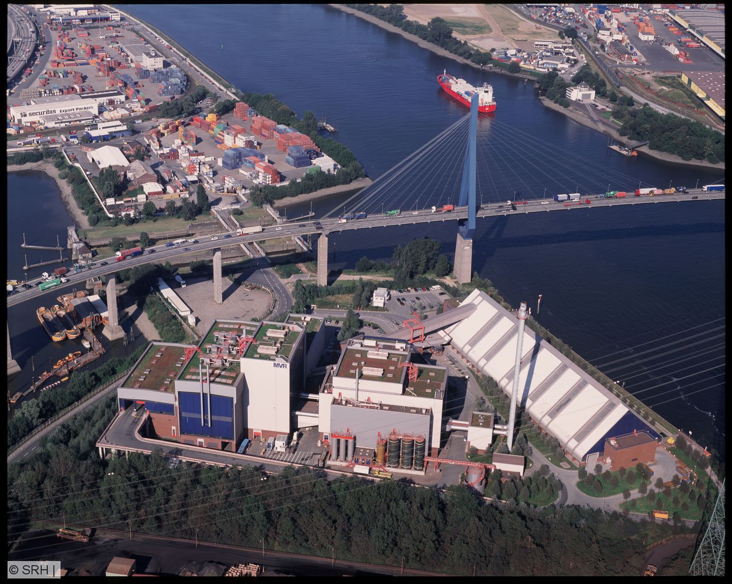 Müllverbrennungsanlage Rugenberger Damm der Stadtreinigung Hamburg 