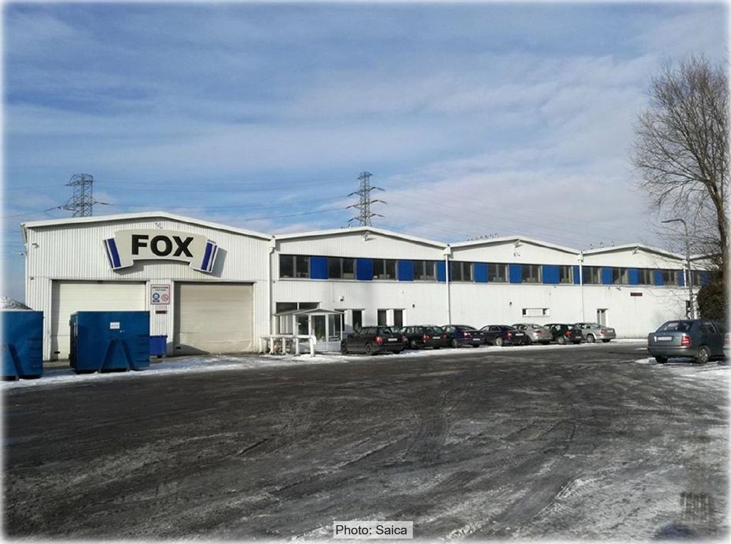 Firmengebäude von Fox Recykling im polnischen Gdynia