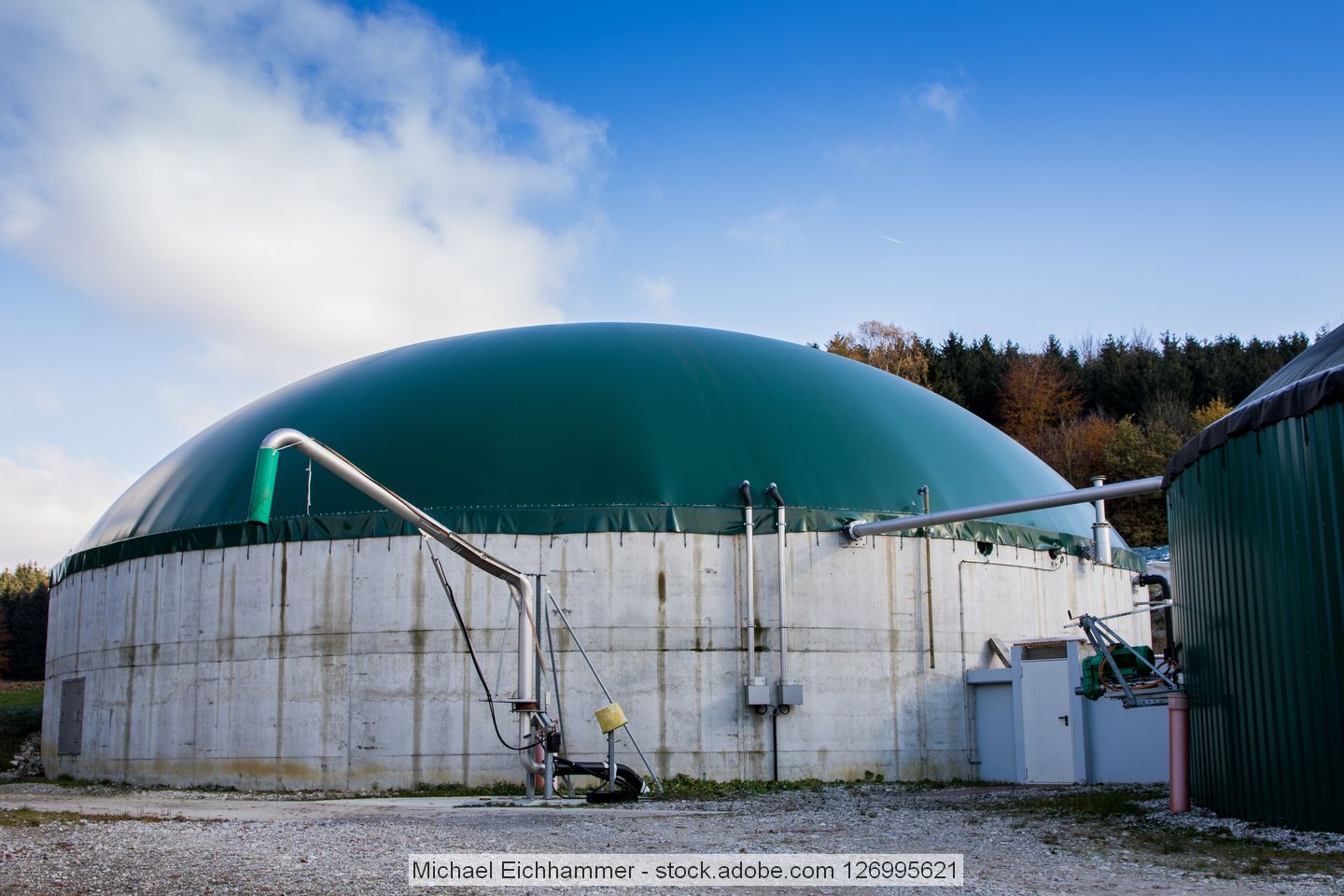 Landwirtschaftliche Biogasanlage (Symbolbild)